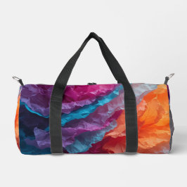 Bolso De Deporte Pequeño Luminous Abstract Tissue Paper Layers