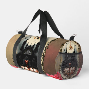 Bolso De Deporte Pequeño Luna Gótica – Amor Eterno Bajo el Cielo de Mediano