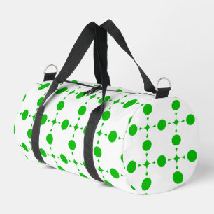 Bolso De Deporte Pequeño Lunares Verdes, Patrón de Lunares, Lunares, Con Lu