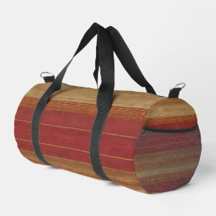 Bolso De Deporte Pequeño Luxury Linen Trendy Burgundy Gold Collection