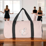 Bolso De Deporte Pequeño Magnífica tipografía monográfica Rubor Pink<br><div class="desc">Un diseño de monograma único y elegante con su nombre y monograma acentúa esta bolsa de personalizado con serios clásicos y una tipografía de escritura más ornamentada en un diseño encantador. Los tres elementos se mezclan maravillosamente para crear su propio logotipo de marca personal. Se muestra aquí con un fondo...</div>