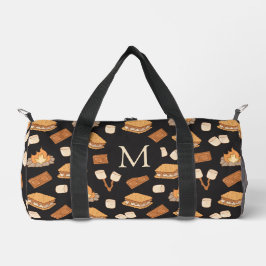 Bolso De Deporte Pequeño Maldición de malvaviscos de fogata de camping vint