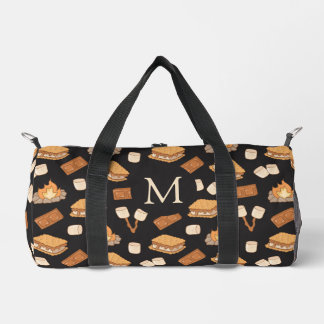 Bolso De Deporte Pequeño Maldición de malvaviscos de fogata de camping vint