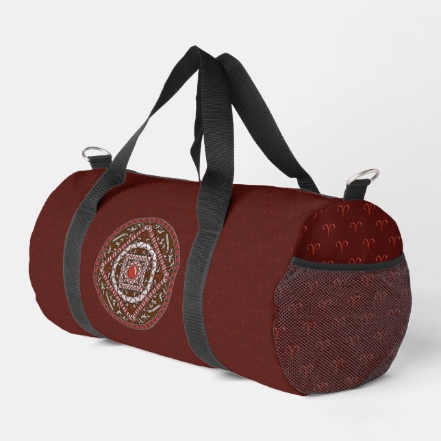 Bolso De Deporte Pequeño Mandala de Aries  (Esquina derecha)