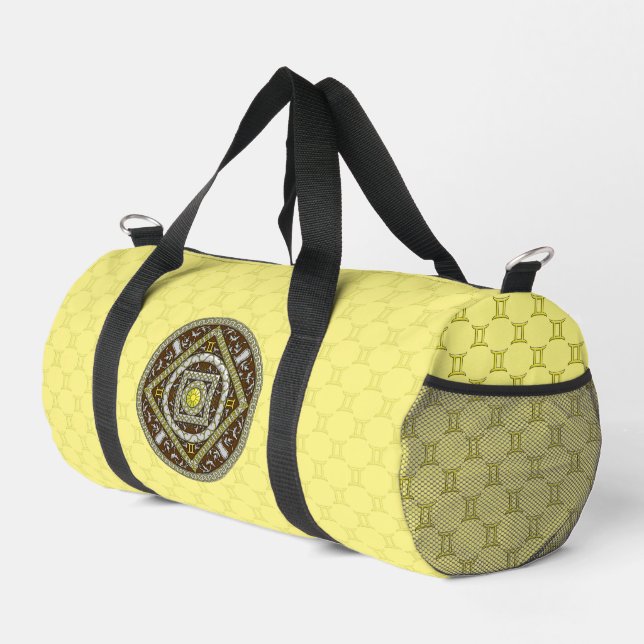 Bolso De Deporte Pequeño Mandala de Géminis (Esquina derecha)