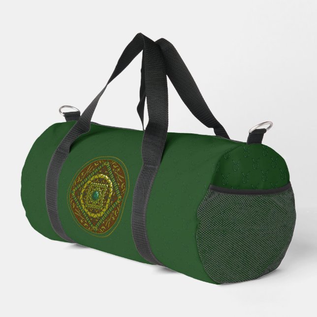 Bolso De Deporte Pequeño Mandala de Tauro (Esquina derecha)