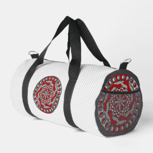 Bolso De Deporte Pequeño Maquinaria Roja