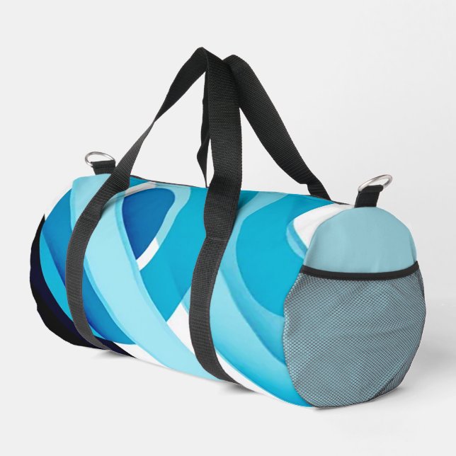 Bolso De Deporte Pequeño "Mares azules" pequeños (Esquina derecha)