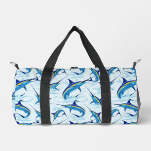 Bolso De Deporte Pequeño Marlín Azul Saltando del Océano