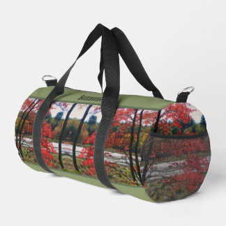 Bolso De Deporte Pequeño Marsh de follaje rojo otoñal personalizado