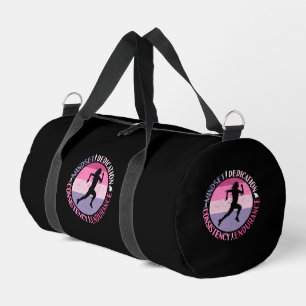 Bolso De Deporte Pequeño Mentalidad de Corredora - Frase de Resistencia par