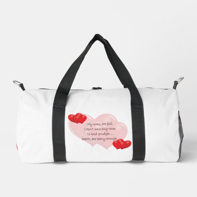 Bolso De Deporte Pequeño Mis brazos están llenos (Anverso)