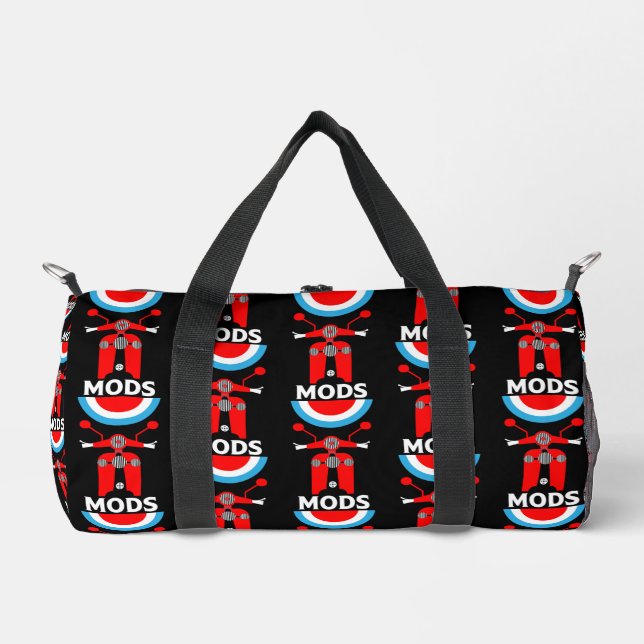 Bolso De Deporte Pequeño Modos Y Rockeros Británicos Inspirados En La Vinta (Anverso)