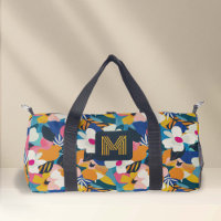 Monograma boho floral Retro 70 Style Dance