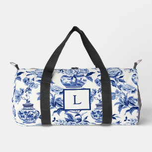 Bolso De Deporte Pequeño Monograma Chinoiserie Azul