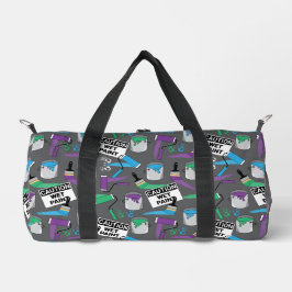 Bolso De Deporte Pequeño Monograma con patrón de dibujante de pintores