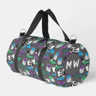Bolso De Deporte Pequeño Monograma con patrón de dibujante de pintores
