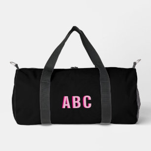 Bolso De Deporte Pequeño Monograma de 3 letras Bold Sport Hot Pink
