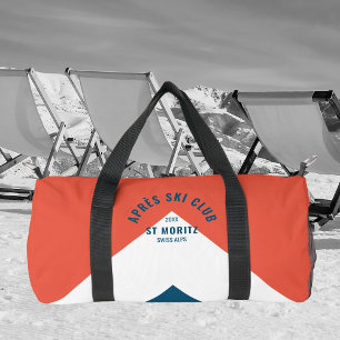 Bolso De Deporte Pequeño Monograma de la Marina Roja Vintage del Club de Es
