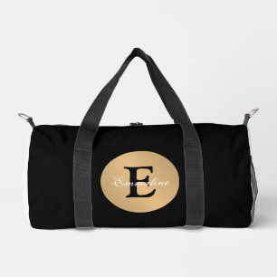 Bolso De Deporte Pequeño Monograma de nombre personalizado en botón con rec