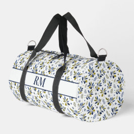 Bolso De Deporte Pequeño Monograma de patrón de olivo de campo francés acua