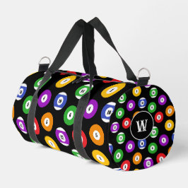 Bolso De Deporte Pequeño Monograma del jugador de billar de Billiards