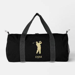 Bolso De Deporte Pequeño Monograma dorado Silhouette Golfer
