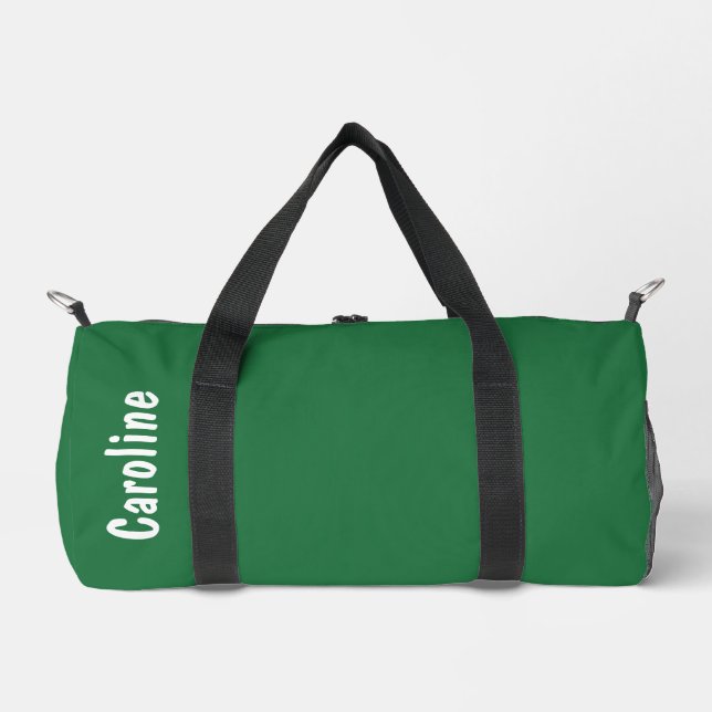 Bolso De Deporte Pequeño Monograma elegante de escritura de firma (Anverso)