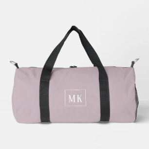 Bolso De Deporte Pequeño Monograma personalizado, malva por todas partes