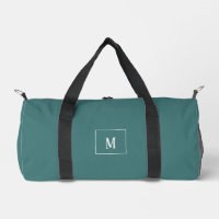 Monograma personalizado, verde agua por todas part