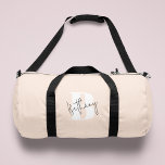 Bolso De Deporte Pequeño Monograma rosa Rubor elegante moderno<br><div class="desc">Un diseño de monograma manuscrito en un estilo elegante en una tipografía informal informal de escritura negra sobre una carta de tamaño superior rosa y negrita. El texto puede ser fácilmente personalizado para un diseño tan único como usted!</div>