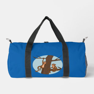 Bolso De Deporte Pequeño Monos subiendo al árbol caricatura