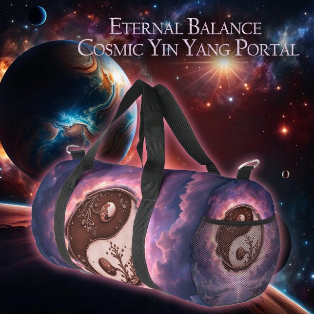 Bolso De Deporte Pequeño Moonlit Balance – Yin Yang of Eternal Light.  (Subido por el creador)