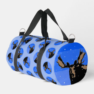 Bolso De Deporte Pequeño Moose in Winter - Original Wildlife Art