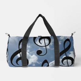 Bolso De Deporte Pequeño Música de Clef de Agudos 