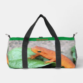 Bolso De Deporte Pequeño Naranja Rojo Eft Salamander Animal Personalizado