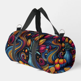 Bolso De Deporte Pequeño naranjas y tulipanes coloridos