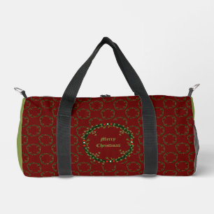 Bolso De Deporte Pequeño Navidades góticos Personalizado Wreath