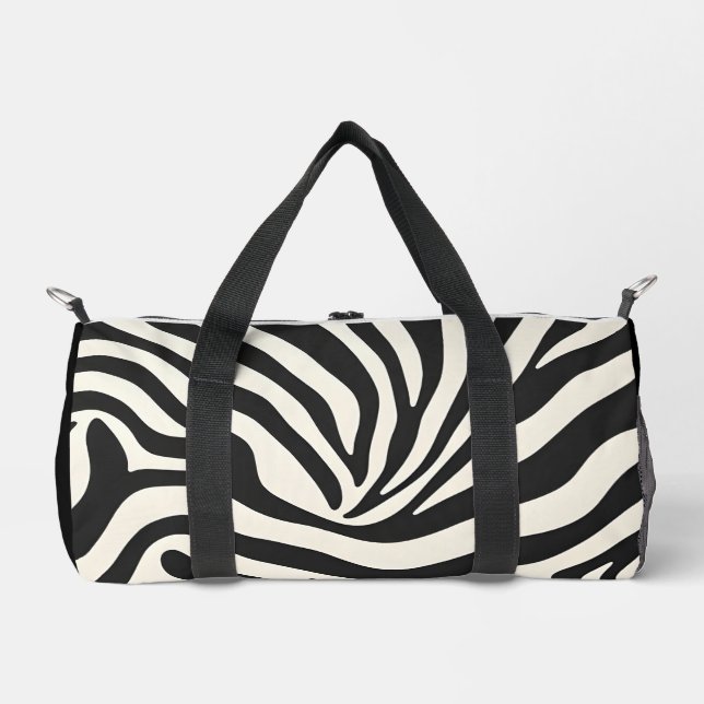 Bolso De Deporte Pequeño Negrita Zebra Sew Bag (Anverso)