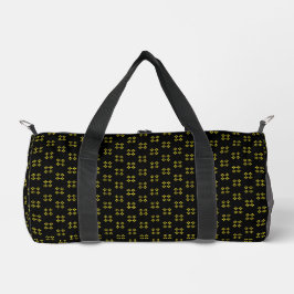 Bolso De Deporte Pequeño Negro y Amarillo Pequeño