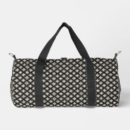 Bolso De Deporte Pequeño Negro y beige pequeño
