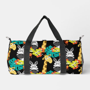 Bolso De Deporte Pequeño Niños Safari Nursery Art Decoración De Dormitorio