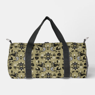 Bolso De Deporte Pequeño Niños Sirena Oro Playa