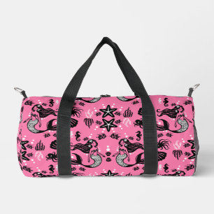 Bolso De Deporte Pequeño Niños Sirena Rosa