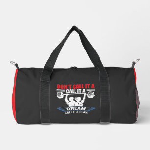 Bolso De Deporte Pequeño No Lo Llames Un Sueño Llámalo Un Plan Fitness