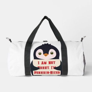 Bolso De Deporte Pequeño No soy bajo, tengo tamaño de pingüino