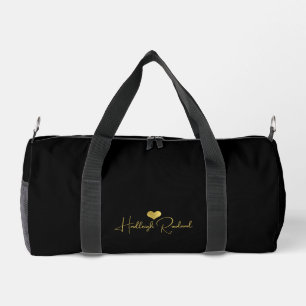 Bolso De Deporte Pequeño Nombre de guión manuscrito moderno personalizado n