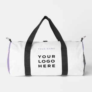 Bolso De Deporte Pequeño Nombre del logotipo de negocio fresco de lavanda I