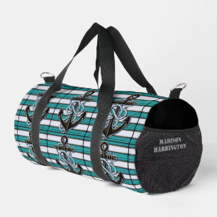 Bolso De Deporte Pequeño Nombre personalizado Anclaje náutico