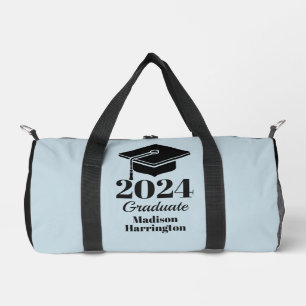 Bolso De Deporte Pequeño Nombre personalizado, año y graduación de color